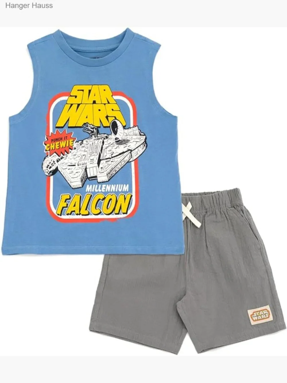 Star Wars Boys Tank Top and Shorts Set Sizes 4T to 18